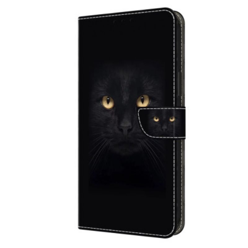 Housse Samsung Galaxy S24 5G Yeux de Chat noir