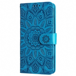 Housse Samsung Galaxy S245G Mandala Flamboyant à Lanière