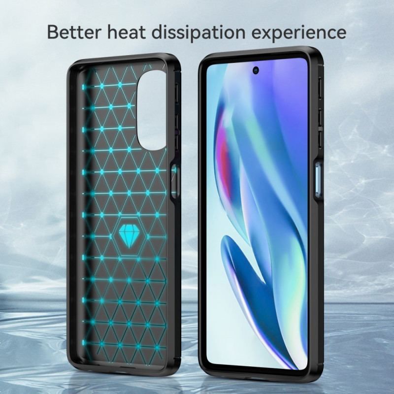 Coque Moto G51 5G Fibre Carbone Brossée