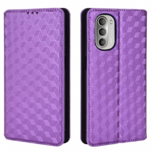 Flip Cover Moto G51 5G Effet Cuir Diamant