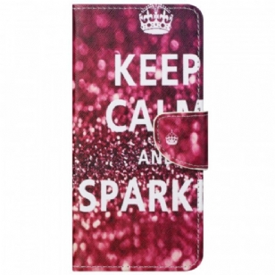 Housse Moto G51 5G Keep Calm and Sparkle