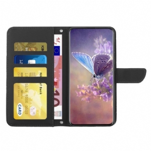 Housse Realme GT Neo 3T / Neo 2 Illustration Papillon et Fleurs à Lanière