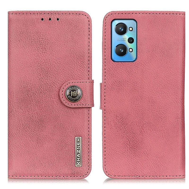 Housse Realme GT Neo 3T / Neo 2 KHAZNEH Effet Cuir Porte-Cartes