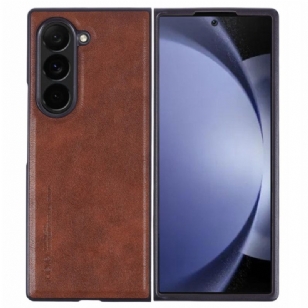 Coque Samsung Galaxy Z Fold 6 Simili Cuir X-LEVEL