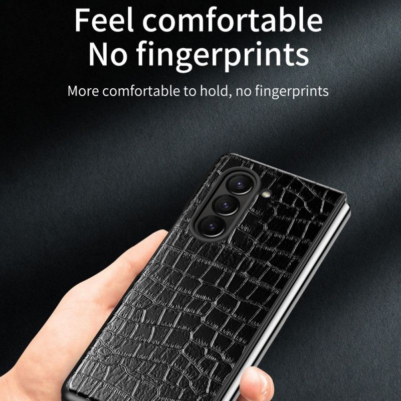 Coque Samsung Galaxy Z Fold 6 Style Crocodile