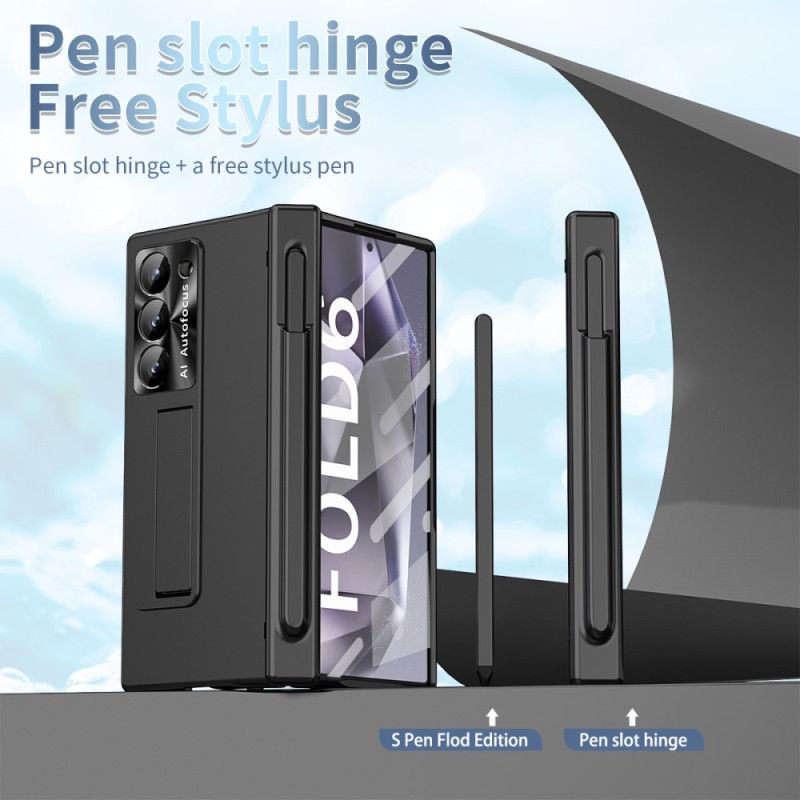 Coque Samsung Galaxy Z Fold 6 Support Intégré et Porte-Stylet