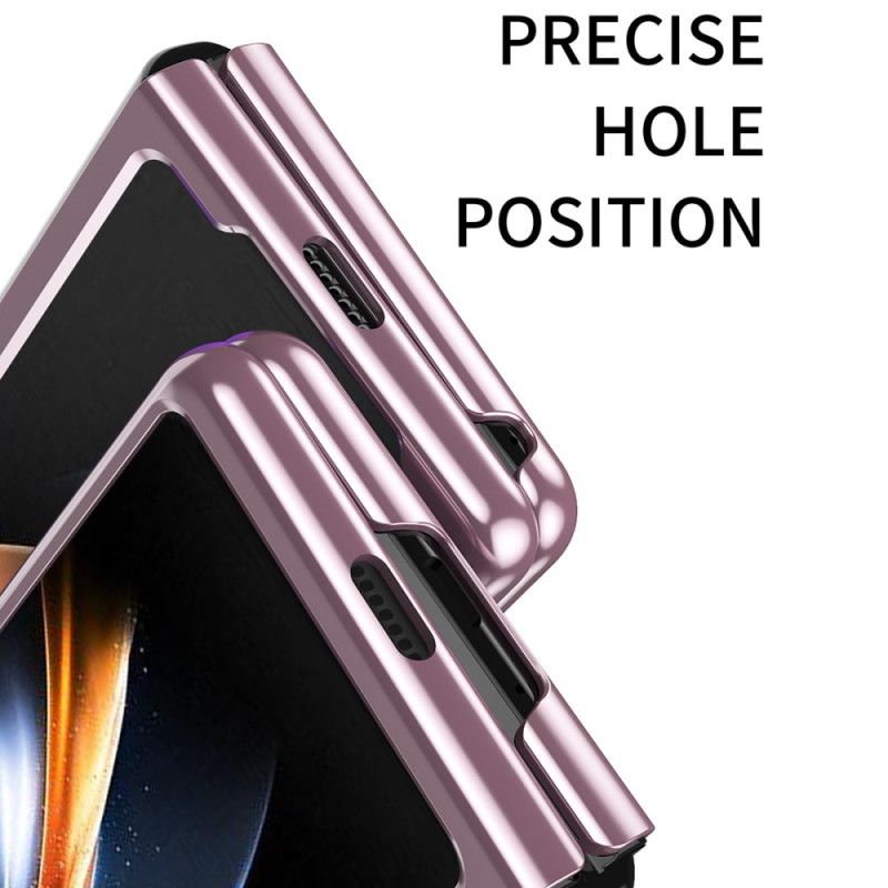 Coque Samsung Galaxy Z Fold 6 Transparente Rebords Métallisés