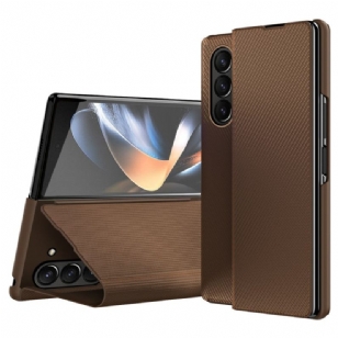 Étui Samsung Galaxy Z Fold 6 Effet Cuir Support