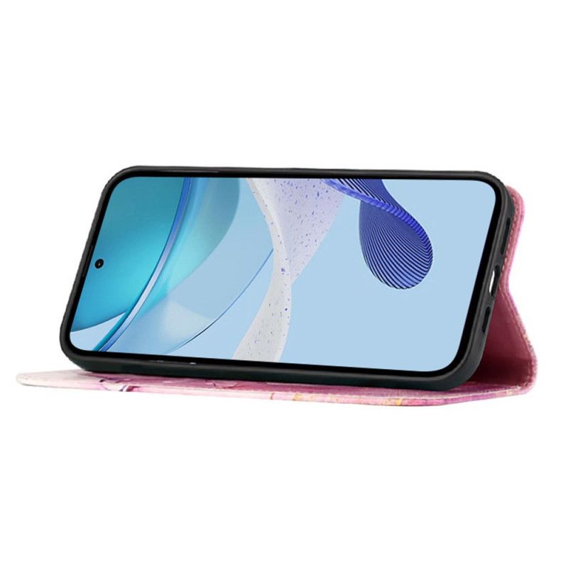 Housse Samsung Galaxy Z Fold 6 Marbre à Lanière