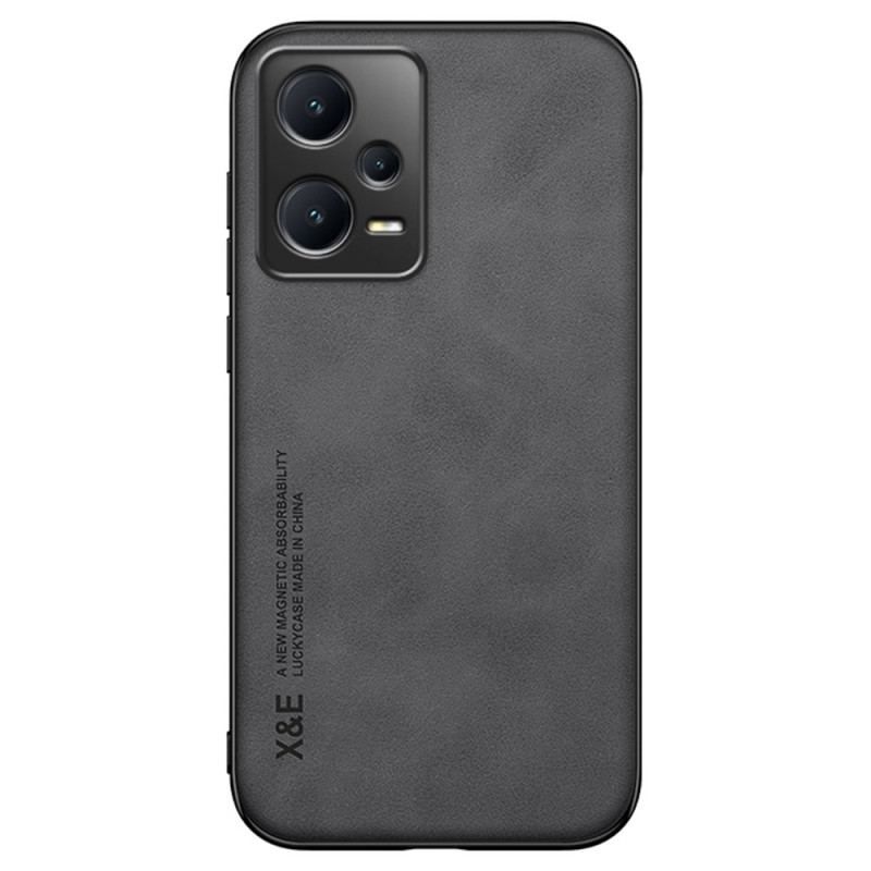 Coque Xiaomi Redmi Note 12 Pro/Poco X5 Pro 5G Cuir Effet Cuir X&E