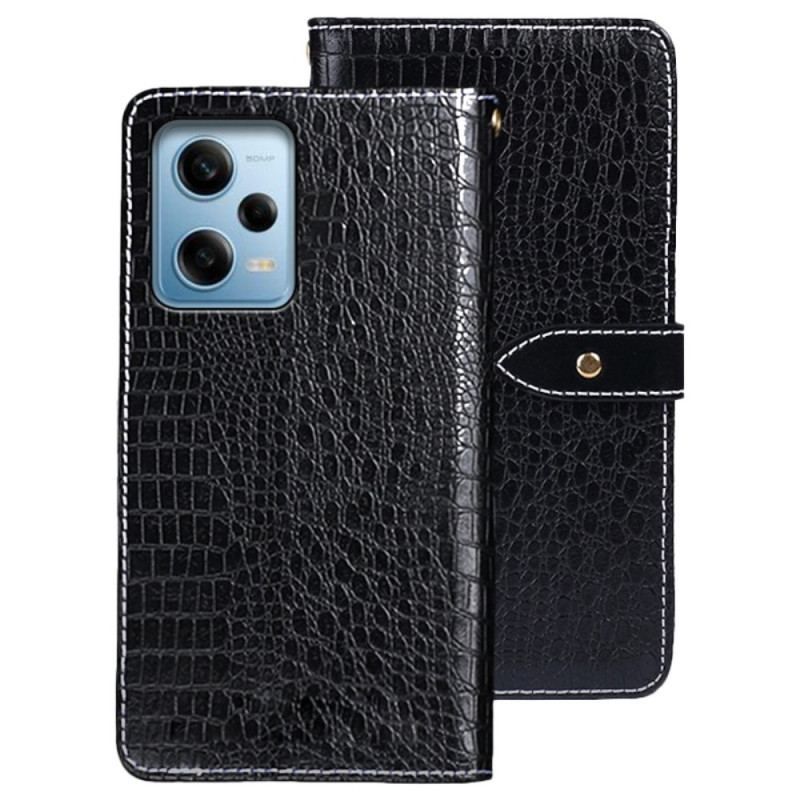 Housse Xiaomi Redmi Note 12 Pro/Poco X5 Pro 5G Crocodile IDEWEI