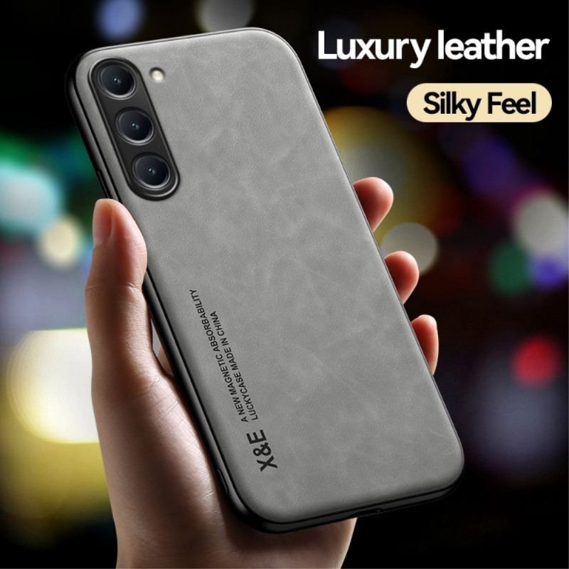 Coque Samsung Galaxy S23 5G Cuir Effet Cuir X&E