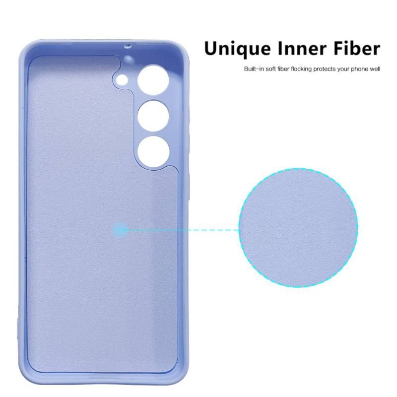 Coque Samsung Galaxy S23 5G Silicone Liquide Porte Cartes