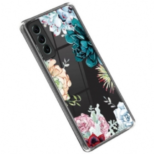 Coque Samsung Galaxy S23 5G Transparente Bouquet de Fleurs