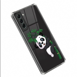 Coque Samsung Galaxy S23 5G Transparente Panda sur Bambou