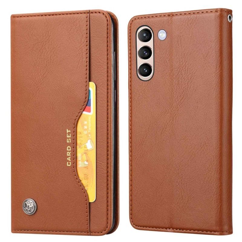 Flip Cover Samsung Galaxy S23 5G Simili Cuir Porte-Cartes