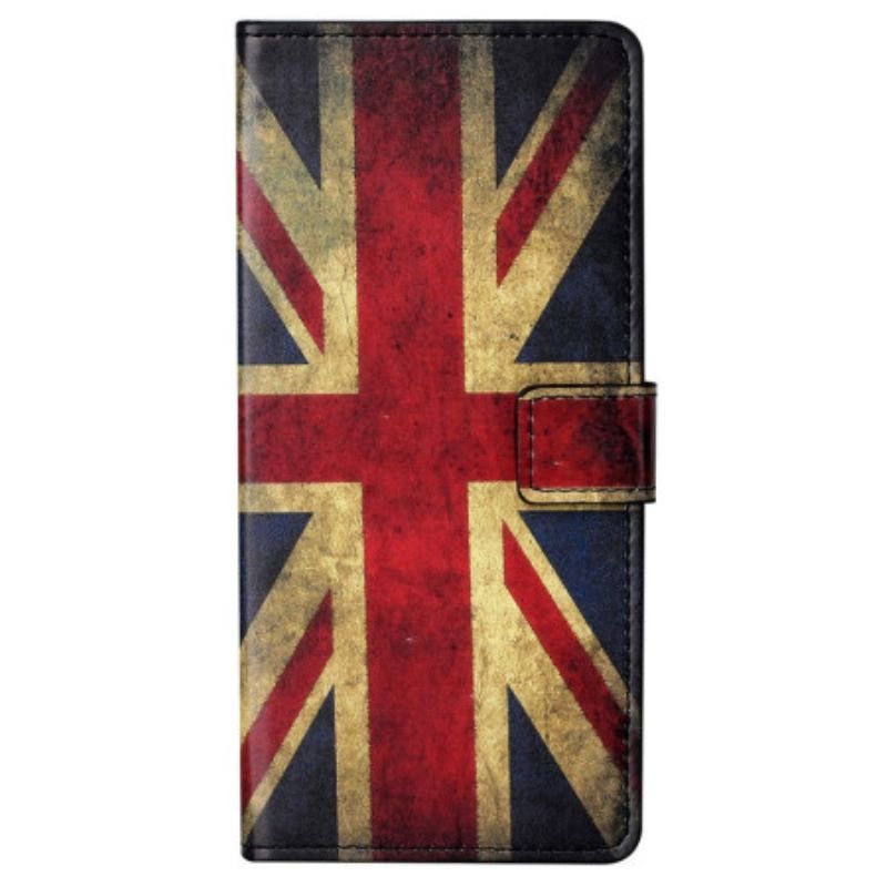 Housse Samsung Galaxy S23 5G Drapeau Anglais Vintage