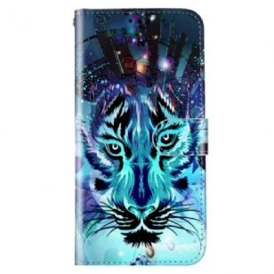 Housse Samsung Galaxy S23 5G Le Tigre avec Lanière