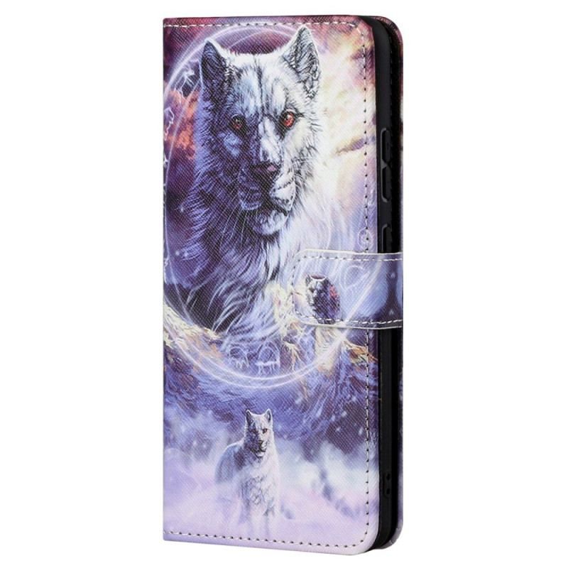 Housse Samsung Galaxy S23 5G Loup à Lanière