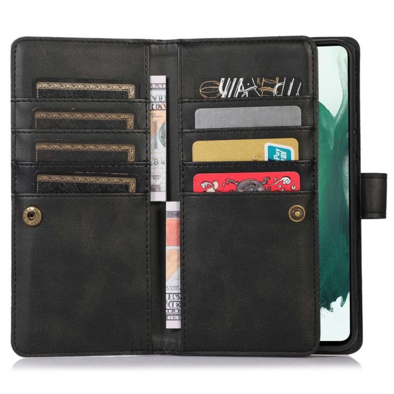 Housse Samsung Galaxy S23 5G Multi-Cartes et Pochette Frontale