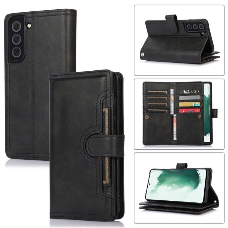 Housse Samsung Galaxy S23 5G Multi-Cartes et Pochette Frontale