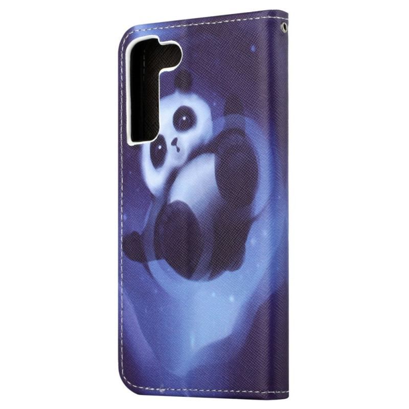 Housse Samsung Galaxy S23 5G Panda à Lanière