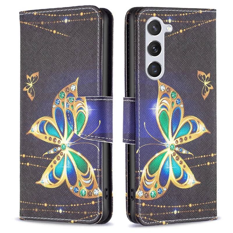 Housse Samsung Galaxy S23 5G Papillon Royal