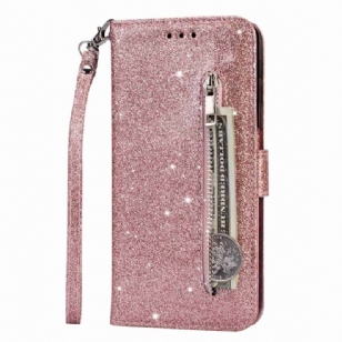 Housse Samsung Galaxy S23 5G Porte-Monnaie Paillettes