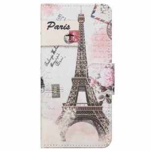 Housse Samsung Galaxy S23 5G Tour Eiffel Vintage