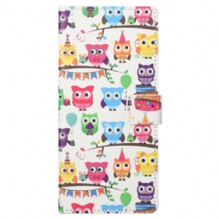 Housse Samsung Galaxy S23 5G Tribu de Hiboux