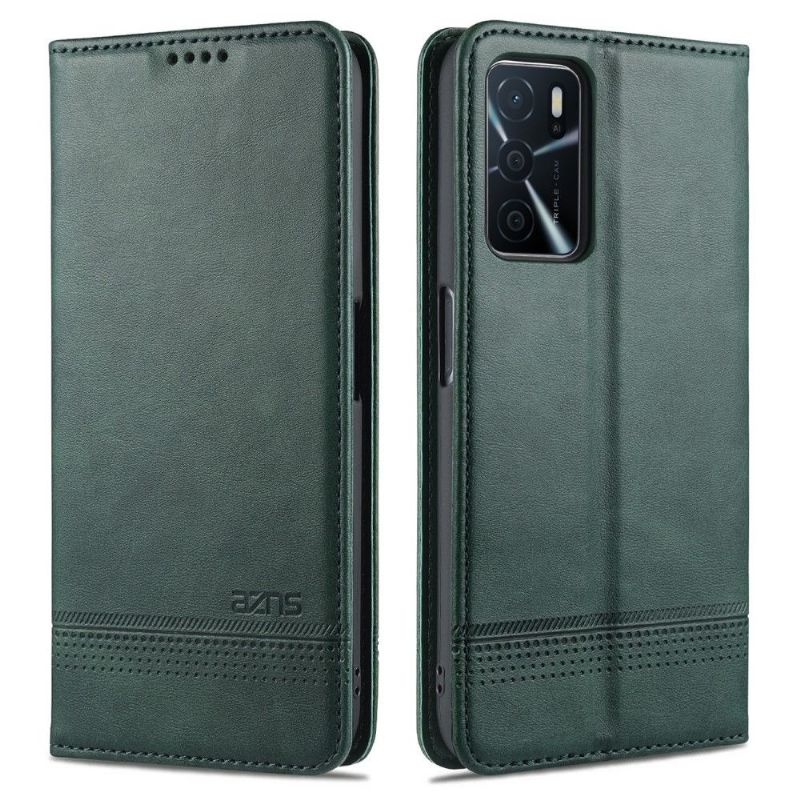 Étui Oppo A16 / A16s portefeuille AZNS simili cuir