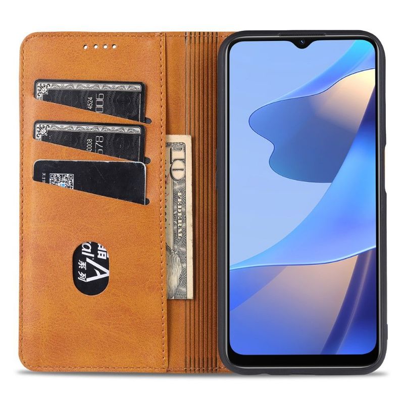 Étui Oppo A16 / A16s portefeuille AZNS simili cuir