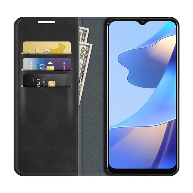 Étui Oppo A16 / A16s simili cuir fonction stand