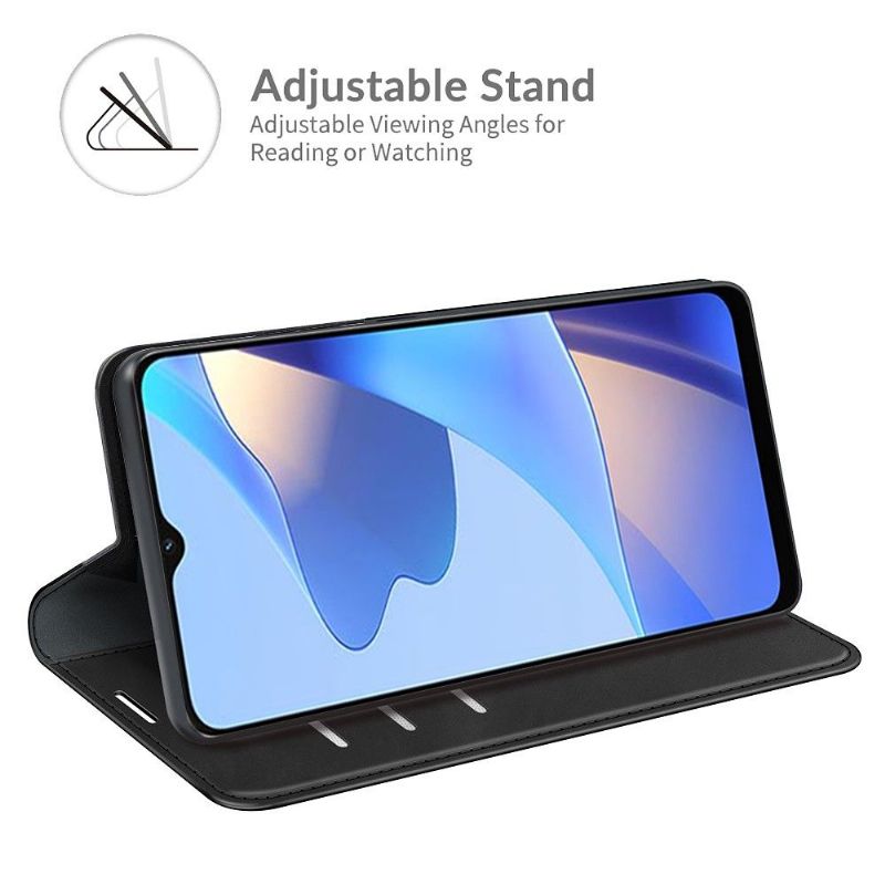 Étui Oppo A16 / A16s simili cuir fonction stand