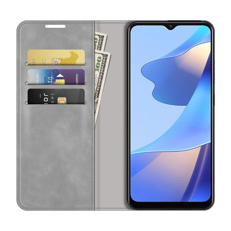 Étui Oppo A16 / A16s simili cuir fonction stand