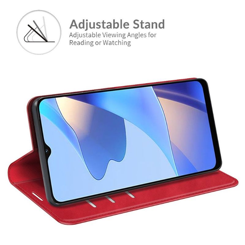 Étui Oppo A16 / A16s simili cuir fonction stand