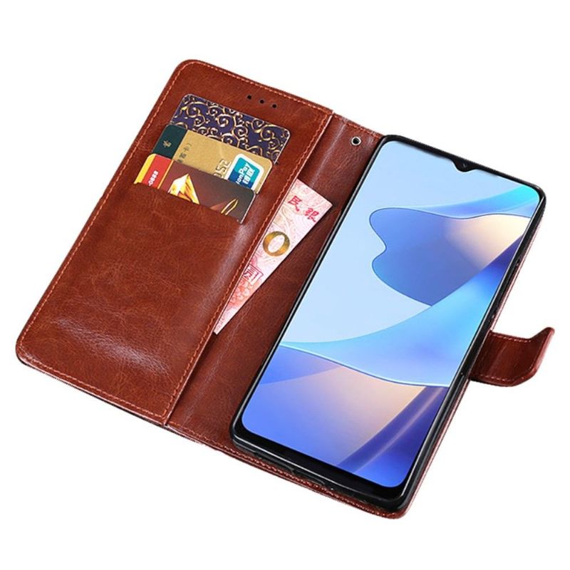 Housse Oppo A16 / A16s IDEWEI Folio Effet Cuir