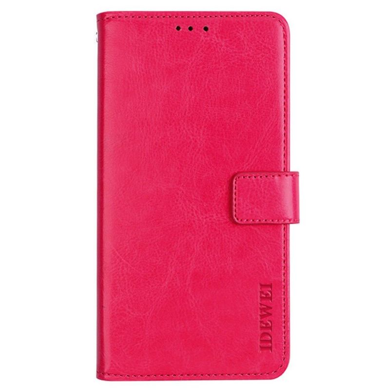 Housse Oppo A16 / A16s IDEWEI Folio Effet Cuir