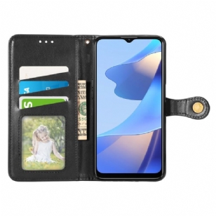 Housse Oppo A16 / A16s Indila Simili Cuir Porte Cartes