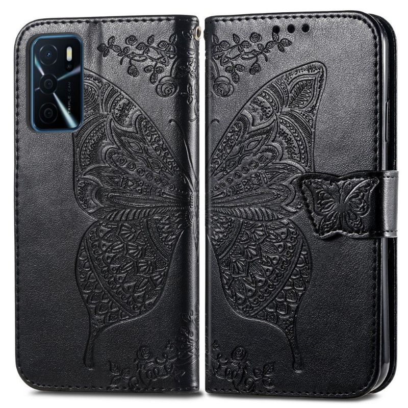 Housse Oppo A16 / A16s Papillon Relief