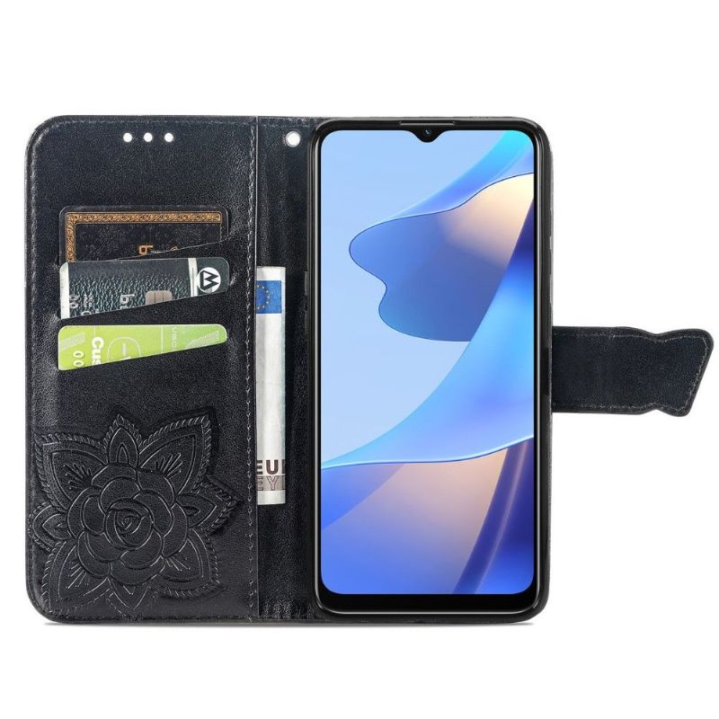 Housse Oppo A16 / A16s Papillon Relief