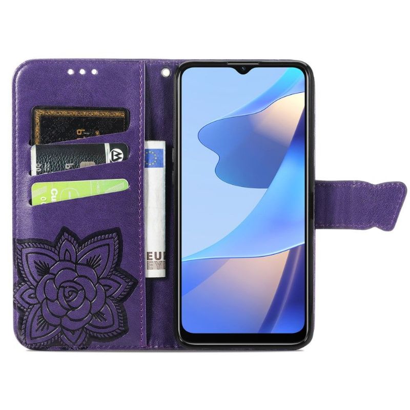 Housse Oppo A16 / A16s Papillon Relief