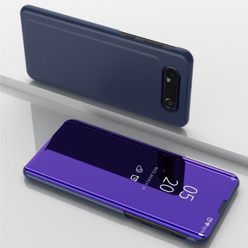 Samsung Galaxy A80 - Coque avec rabat effet miroir