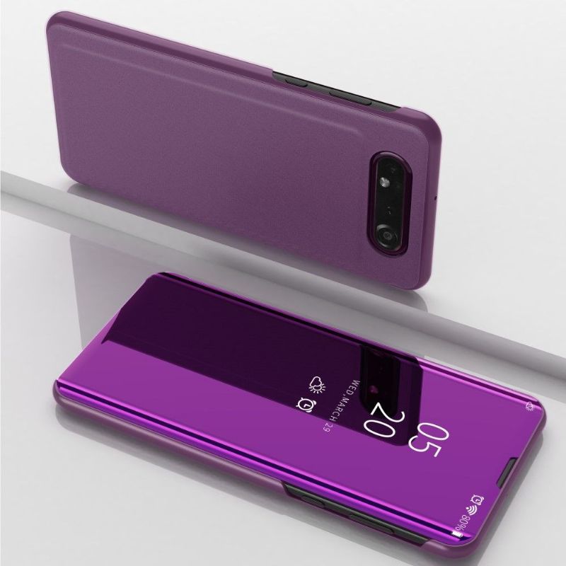 Samsung Galaxy A80 - Coque avec rabat effet miroir