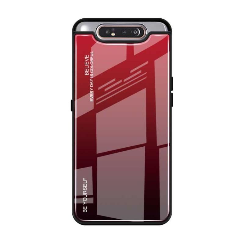 Samsung Galaxy A80 - Coque dégradé de couleurs