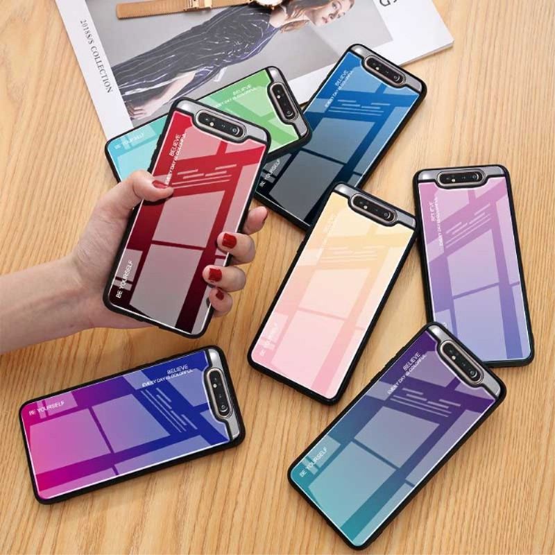 Samsung Galaxy A80 - Coque dégradé de couleurs