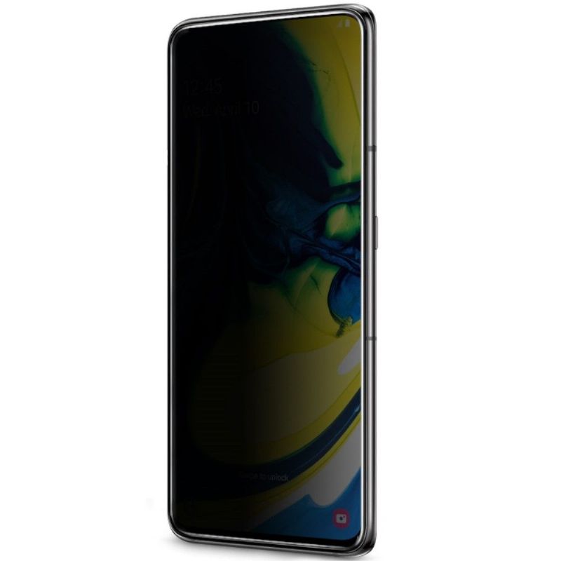 Samsung Galaxy A80 - Protection d'écran verre trempé et filtre de confidentialité