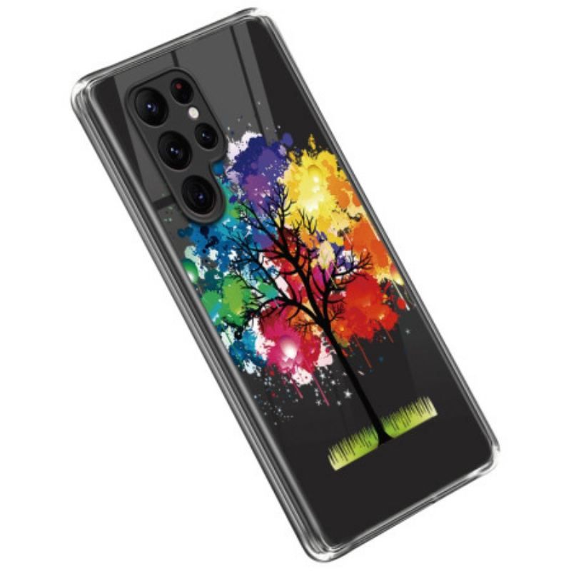 Coque Samsung Galaxy S23 Ultra 5G Arbre Aquarelle