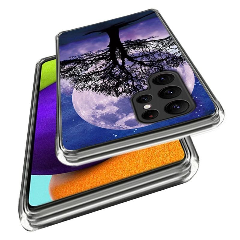 Coque Samsung Galaxy S23 Ultra 5G Arbre Lunaire