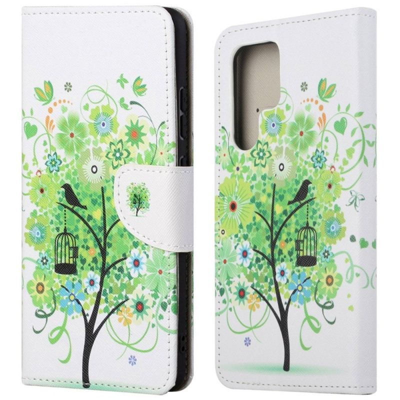 Housse Samsung Galaxy S23 Ultra 5G Arbre au feuillage Vert